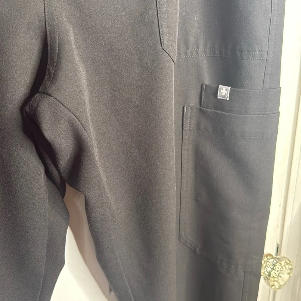 Figs Men's Cairo Cargo Black Scrub Pants M-320 Sz XL